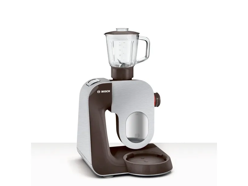 Bosch MUM5 CreationLine Premium MUM58A20 - Køkkenmaskine - 1000 W - børstet rustfrit stål/grå