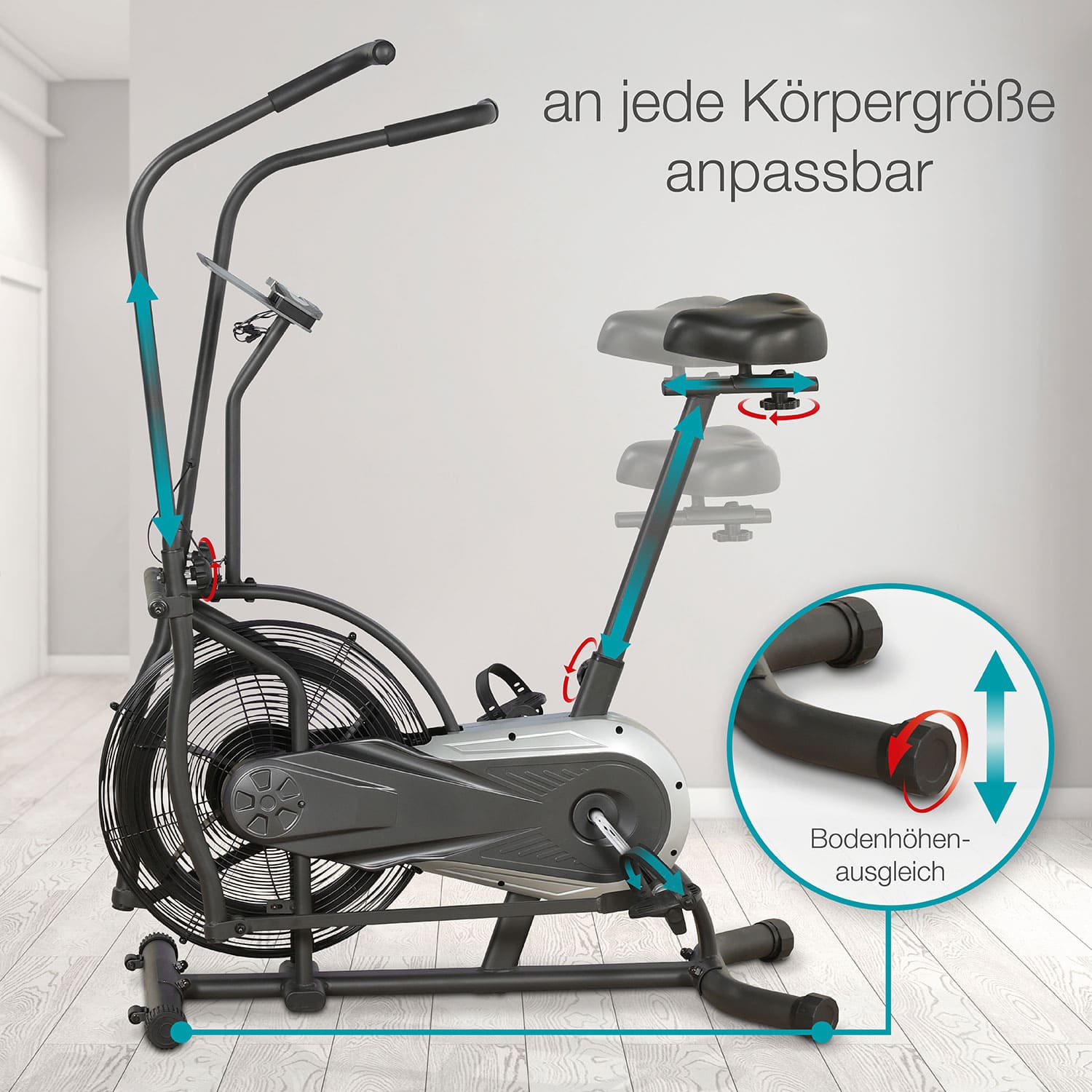 aktivshop Sitz-Crosstrainer aktiv »Airbike«
