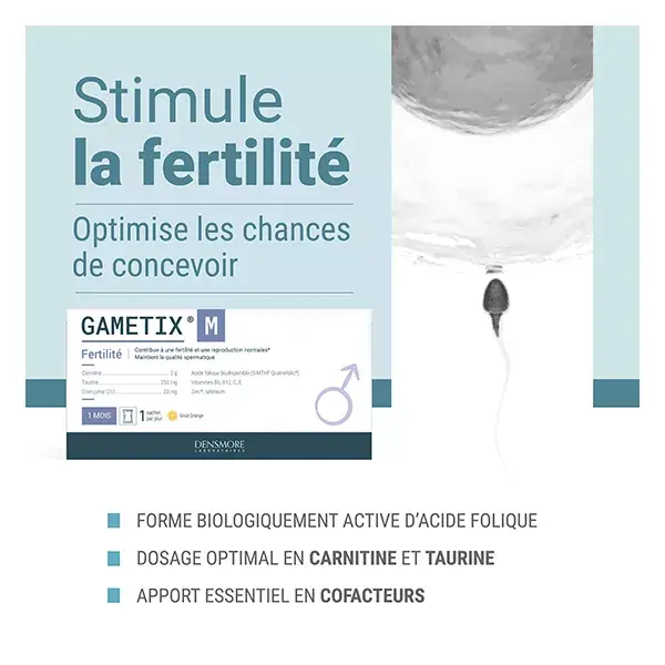 Densmore Gametix M Fertilidade Masculina, Concepção, Reprodução - Tratamento de 1 Mês