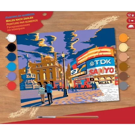 Mammut Senior Painting by Numbers - London Piccadilly, Komplettset