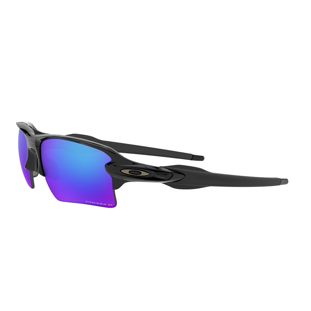 Oakley FLAK 2.0 XL - Lunettes de soleil polarisés polished black/prizm sapphire iridium