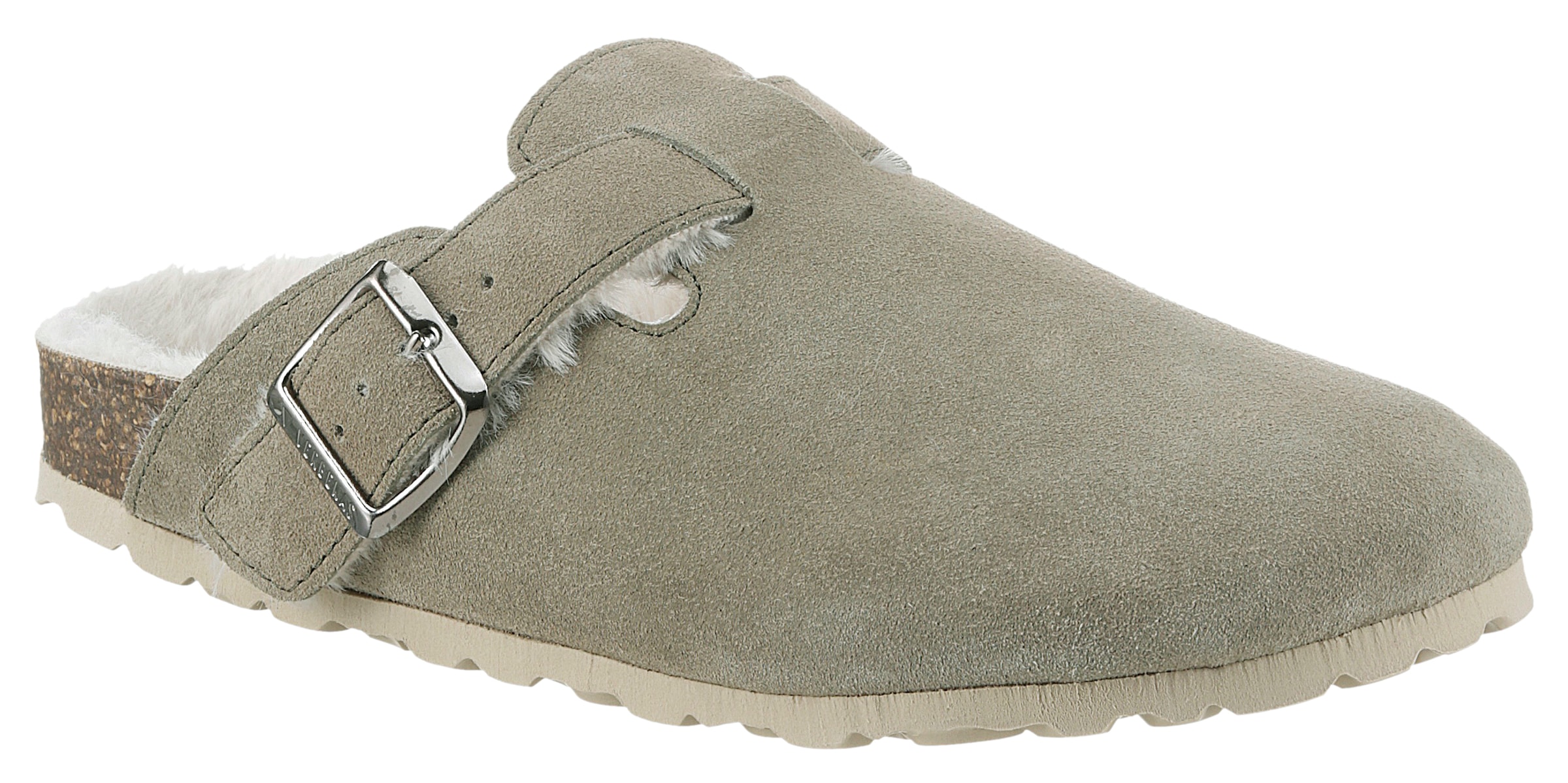 VERBENAS Pantoffel »Heidi«  , Clog, Homeslipper, Hausschuh mit Riemchen