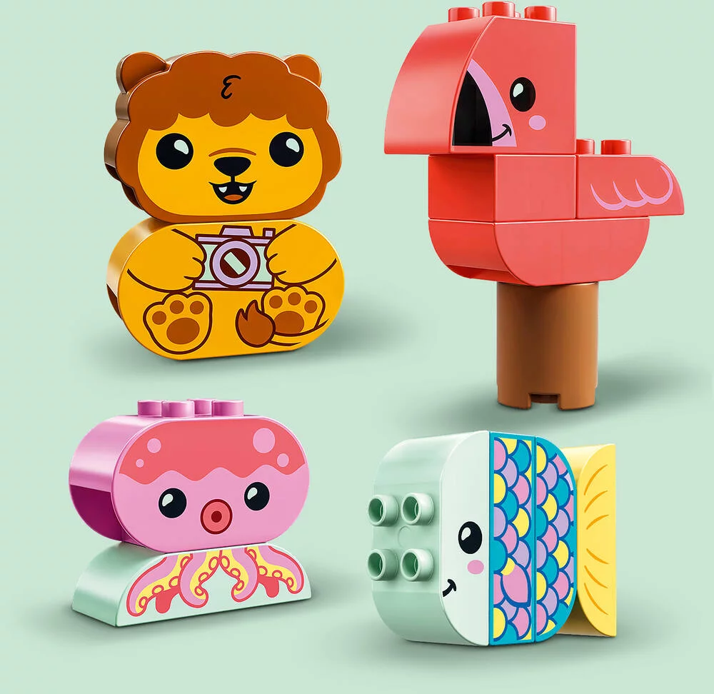 LEGO®DUPLO 10966 - JOUET DE BAIN : L’ILE FLOTTANTE DES ANIMAUX