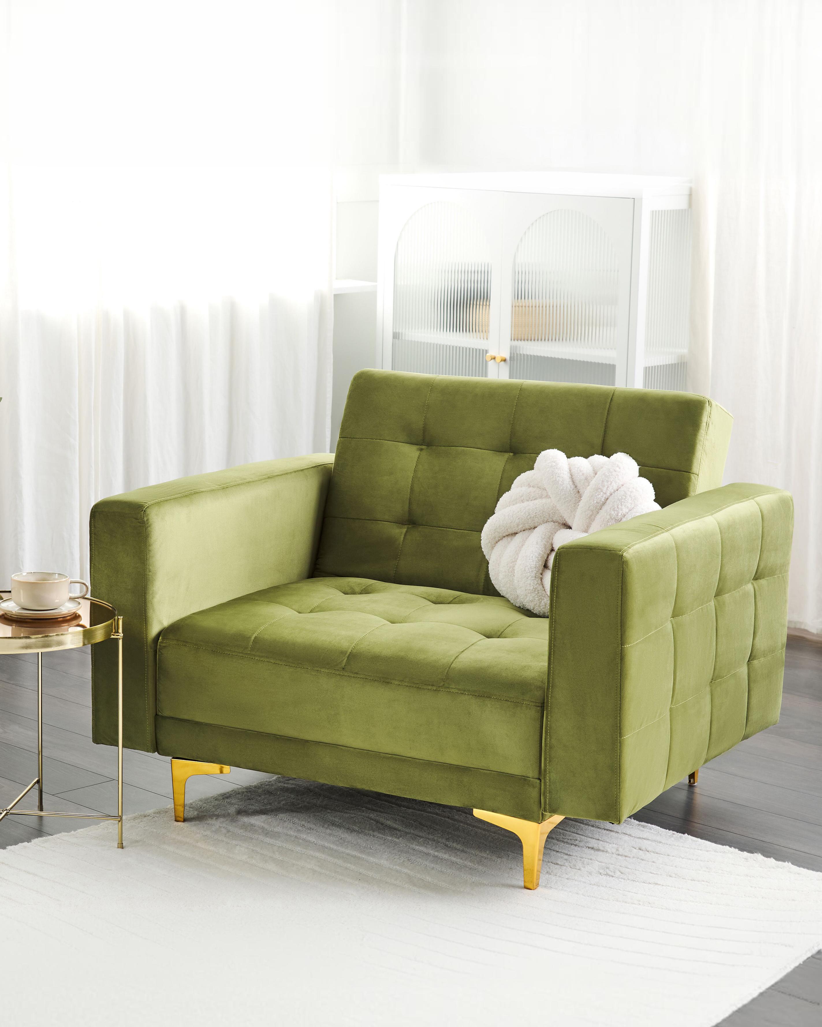 Fauteuil ABERDEEN Fluweel Groen