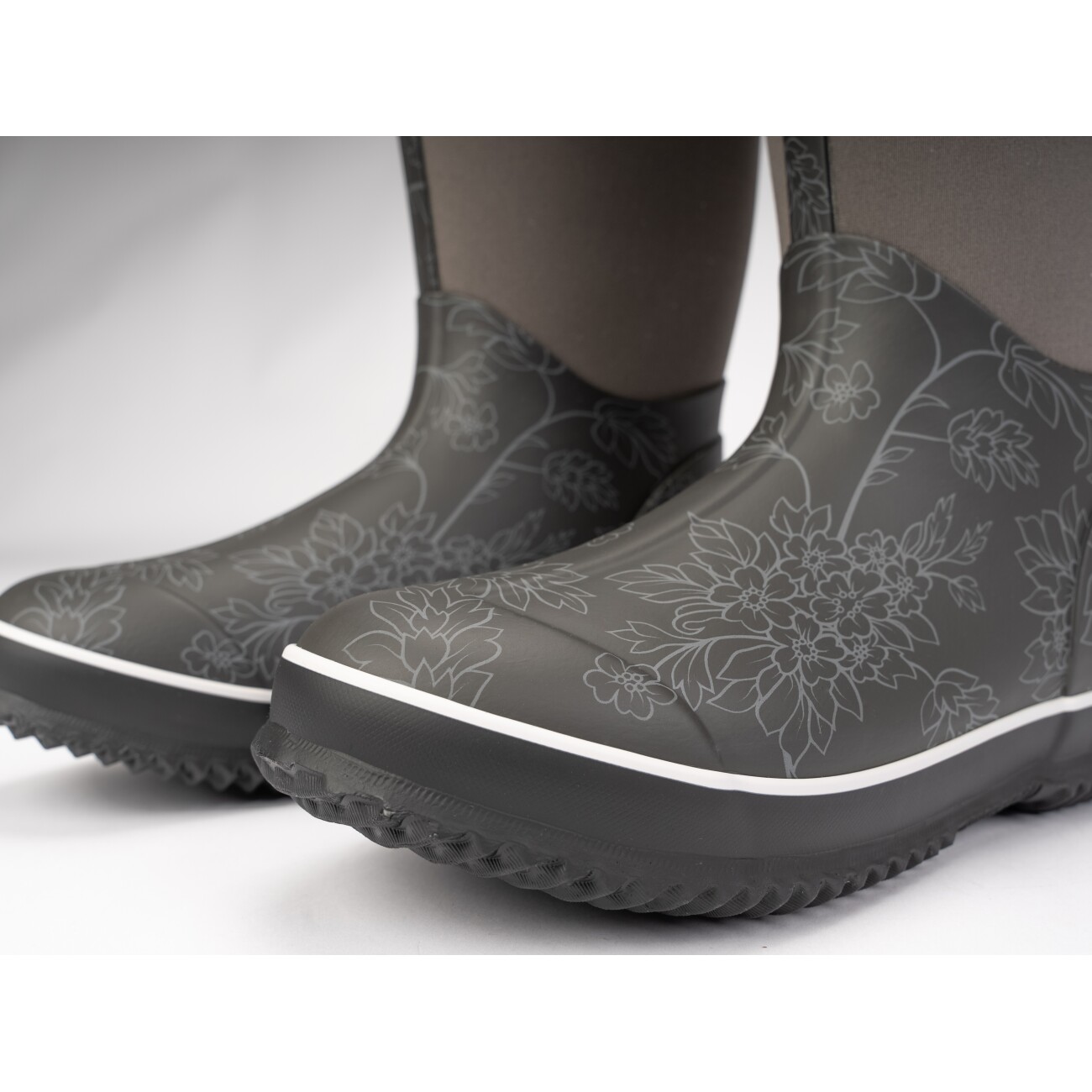 TwoTracks Pia Grey Neoprenstiefel hoch 39 - EU