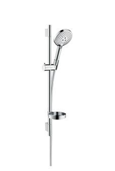 Hansgrohe Raindance Select S Unica'S Puro glijstangset m. Raindance Select S 120 3jet Air EcoSmart handdouche 90cm m. Isiflex`B doucheslang 160cm chroom