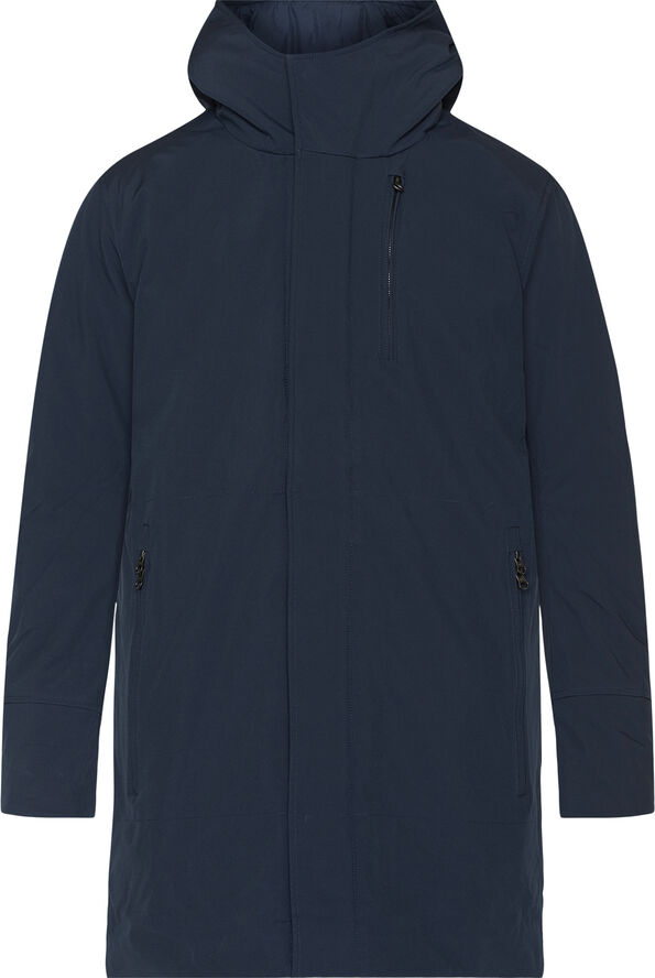 Knowledge Cotton Apparel Long Soft Shell Jacket - GRS/Vegan Total eclipse