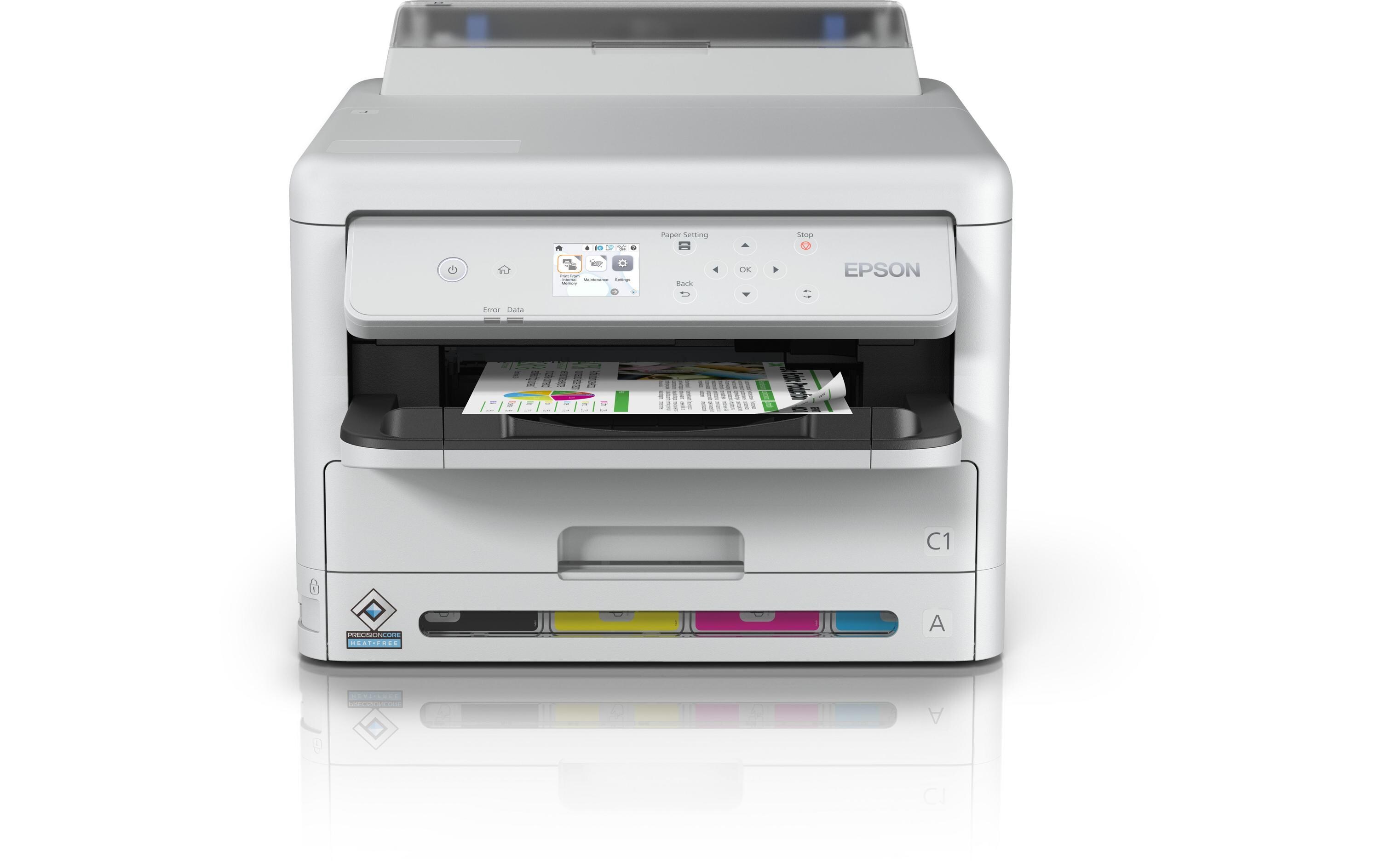 Drucker WorkForce Pro WF-C5390DW,<br>Netzwerkfähiger Tintenstrahldrucker mit Auto-Duplex-Druck