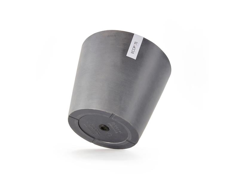 Ecopots Pflanzentopf Amsterdam 50 Grau Blumentopf
