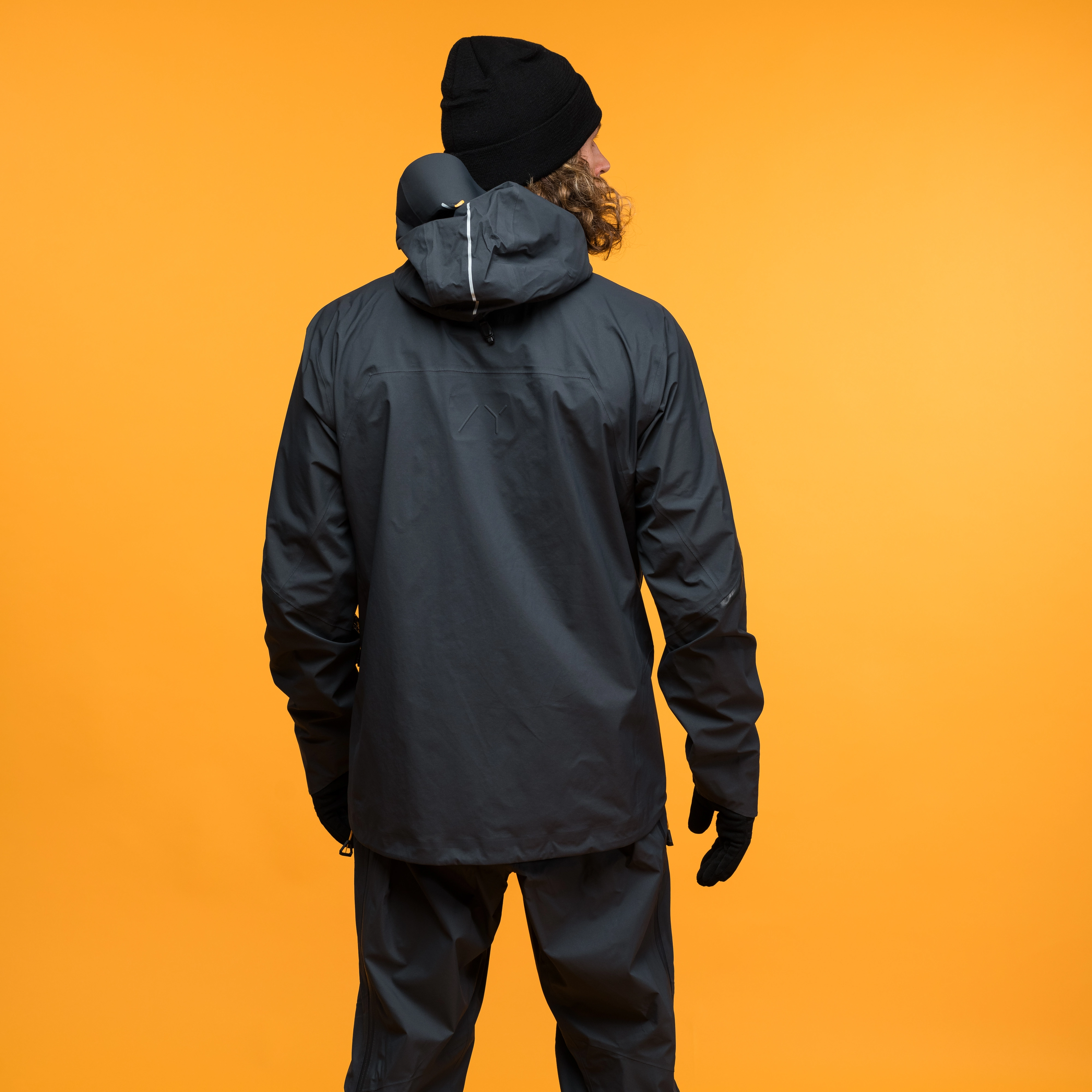 Y MountainLine Breathe 3L Shell Jacket Men Dark Shadow Grey