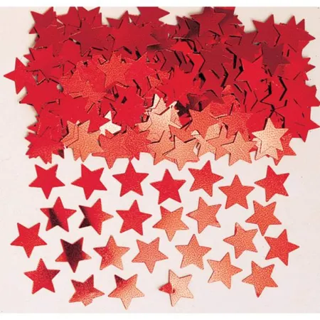 amscan Konfetti Stardust rot