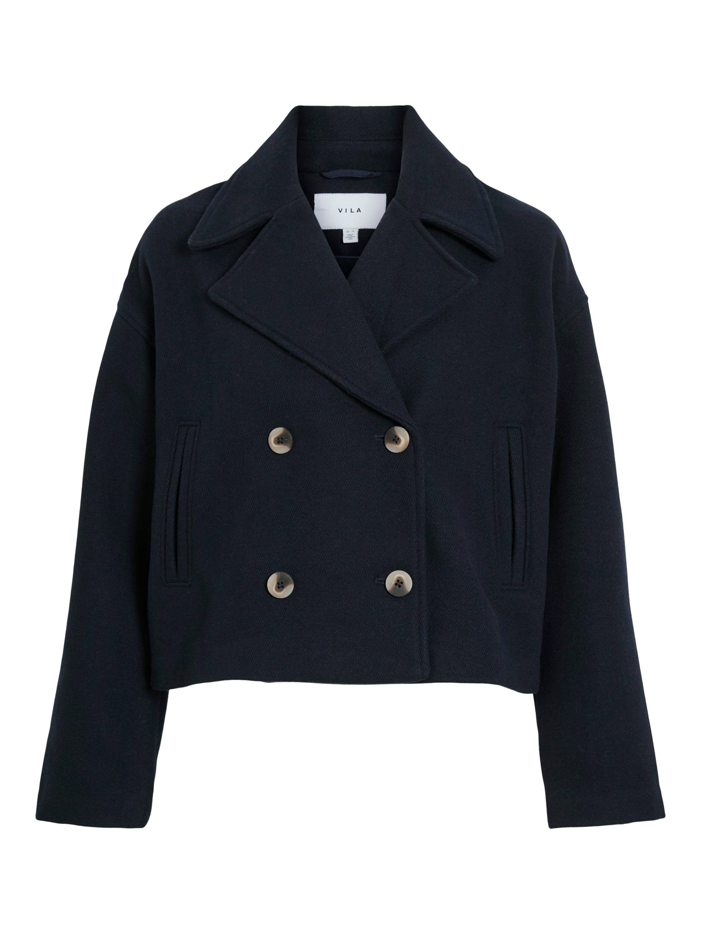 Vila Kurzjacke »VIKAMINA L/S V-NECK JACKET - NOOS«