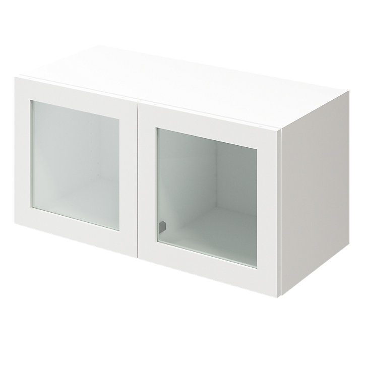 Caisson blanc GoodHome Atomia H. 37,5 x L. 75 x P. 35 cm