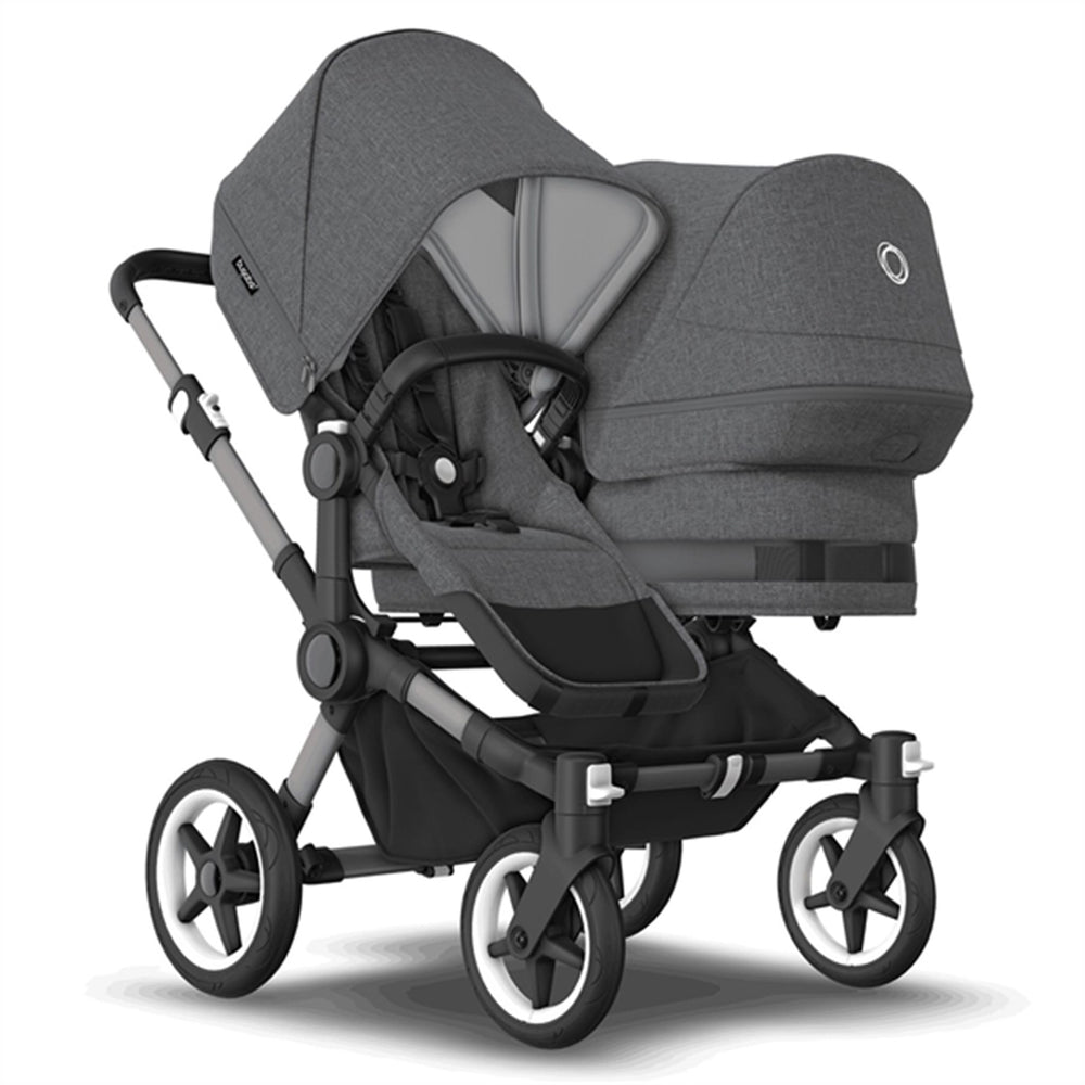 Køb Bugaboo Donkey 5 Duo Søskendevogn Graphite/Grey Melange