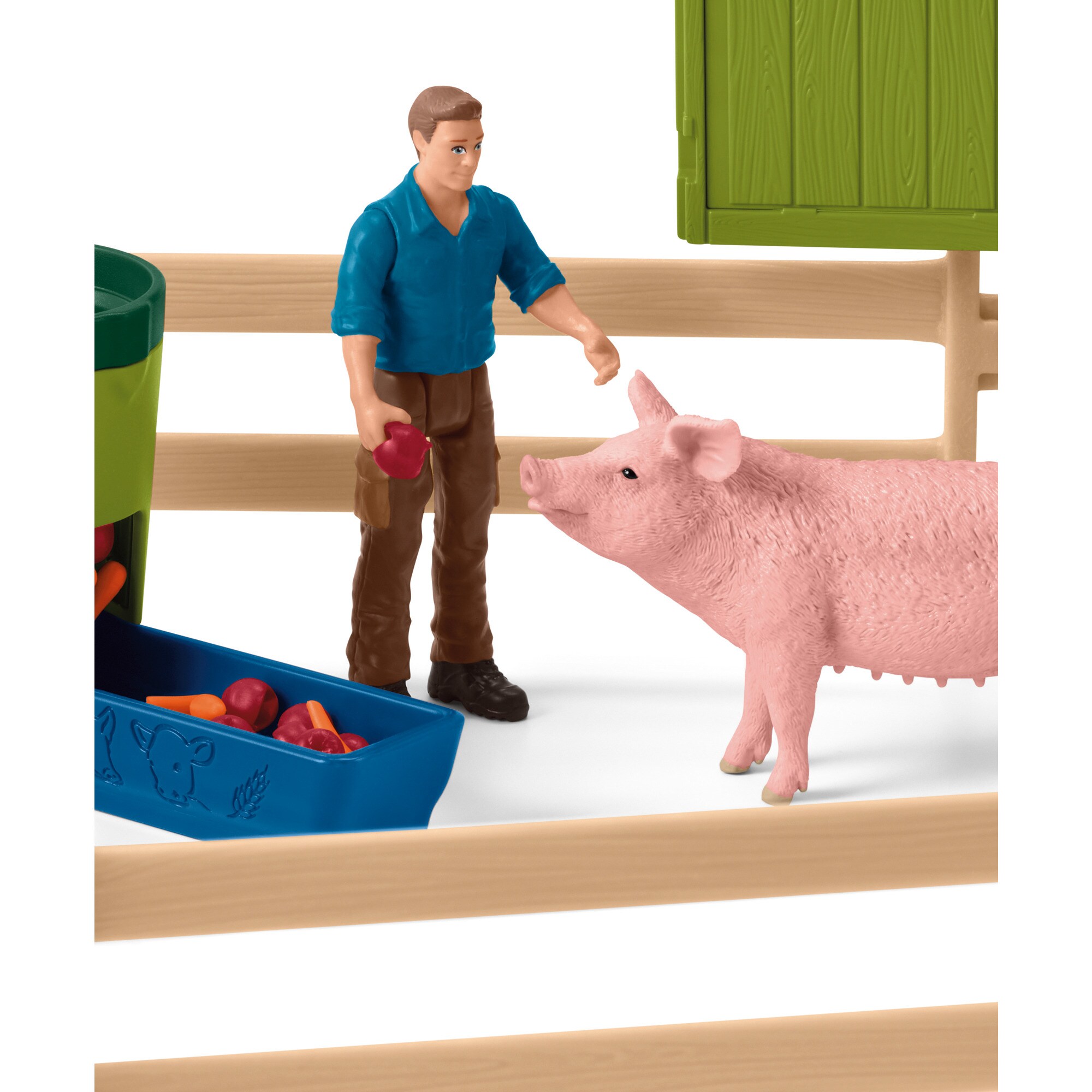 Schleich Spielfigur Farm World Großer Stall