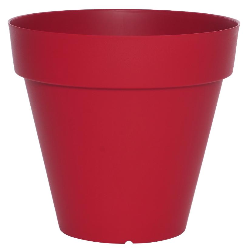 POT PATIO ROND D.30CM ROUGE 10.5L