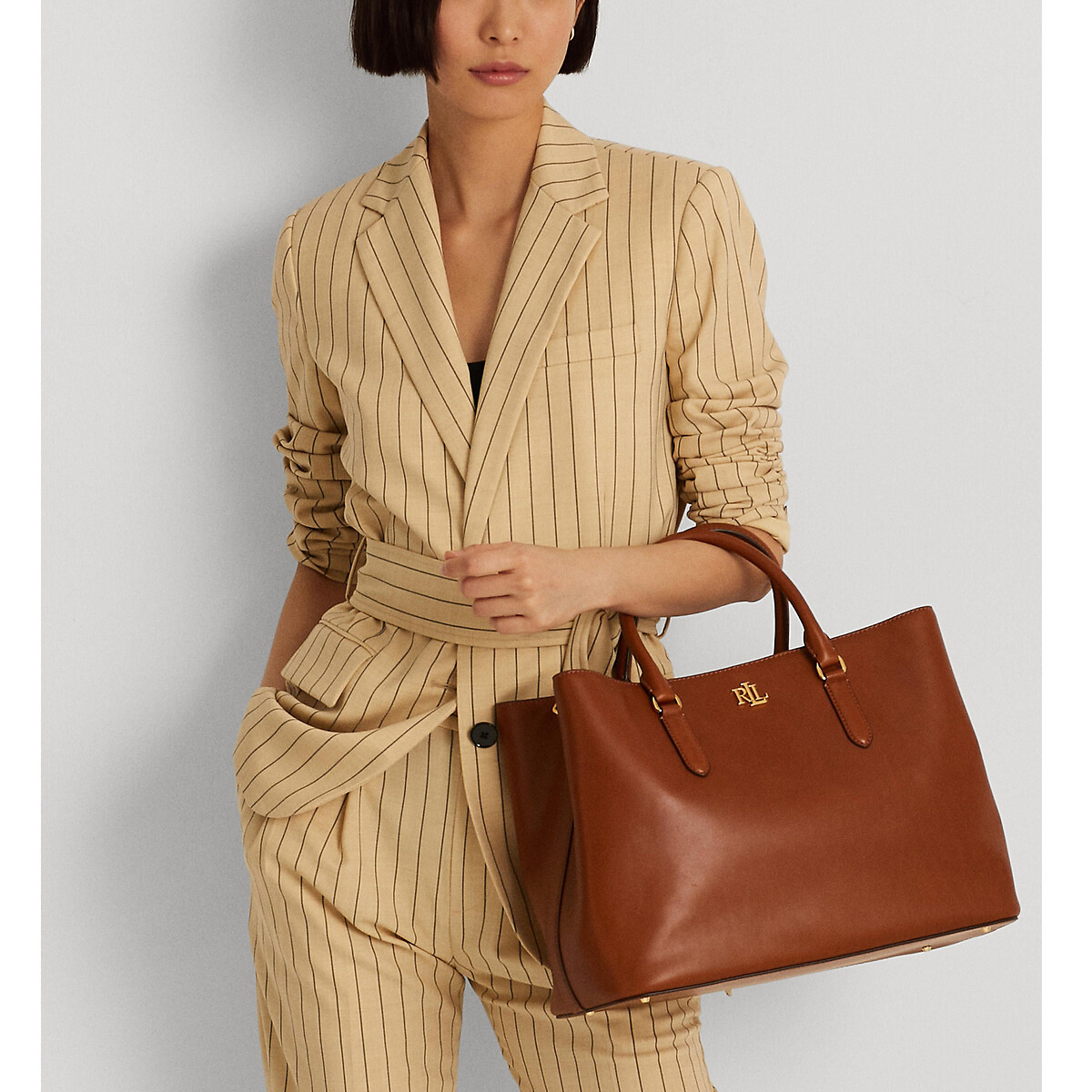 LAUREN RALPH LAUREN<br>Bolsa de couro