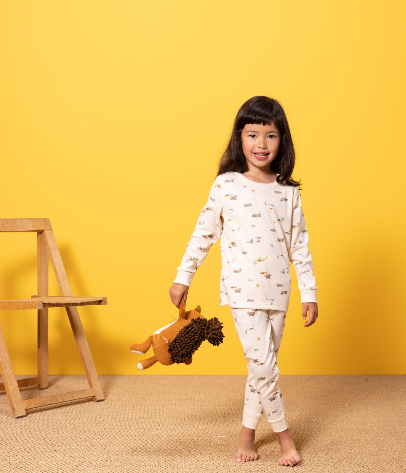 Pyjama animaux en coton petite fille/petit garçon