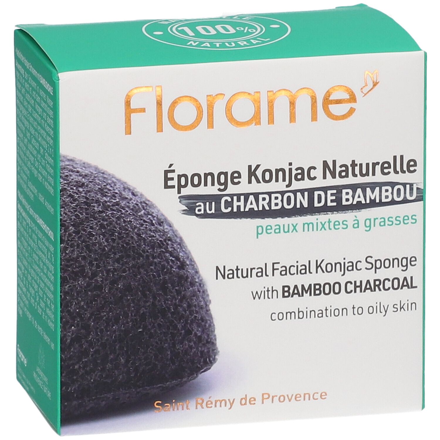 Florame Konjac-Schwamm mit Bambuskohle