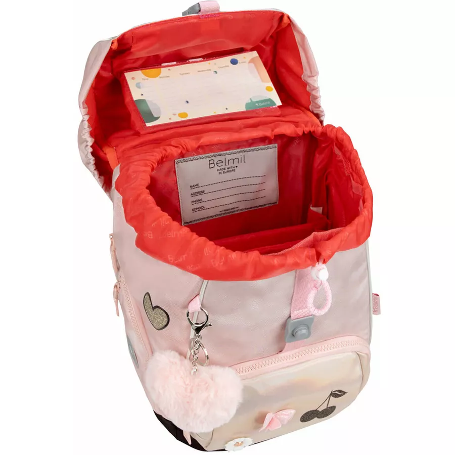 Belmil Schulranzen Premium Comfy Plus Set 5-teilig Glam