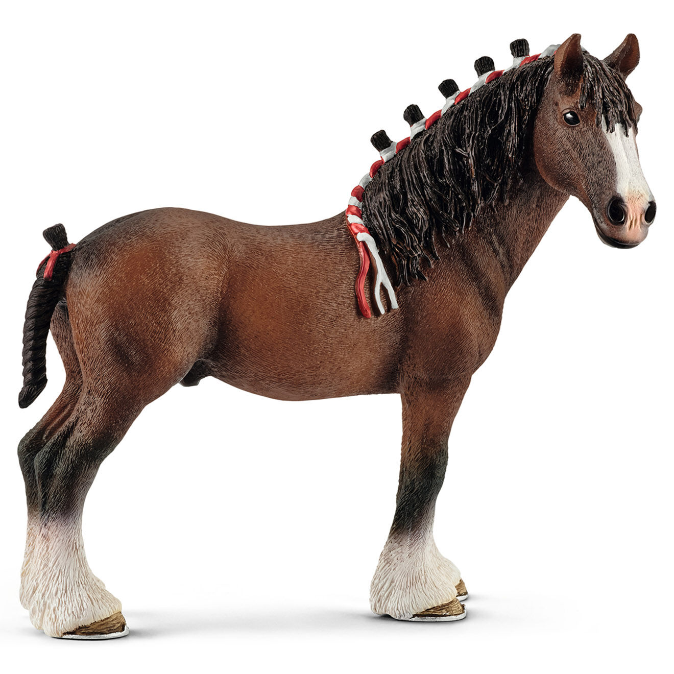 Schleich Hongre Clydesdale multicolore
