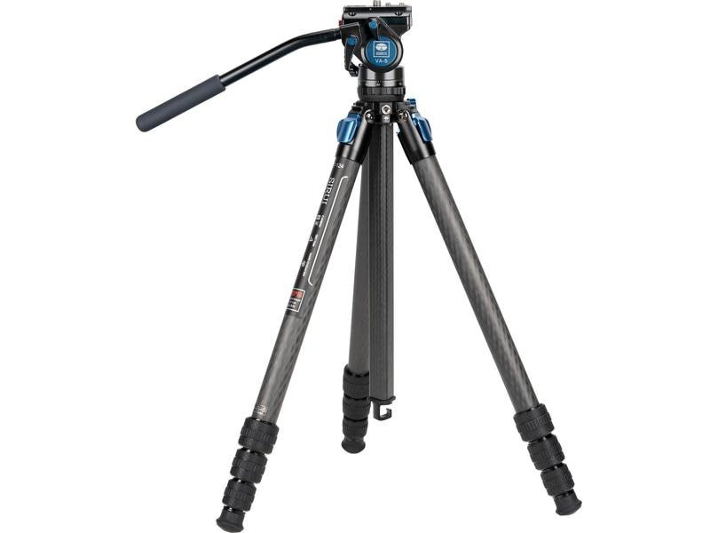 Sirui Stativ ST-124 Superb Travel mit VA-5 Videokopf Leichtes und kompaktes Dreibeinstativ mit präzisem Videokopf