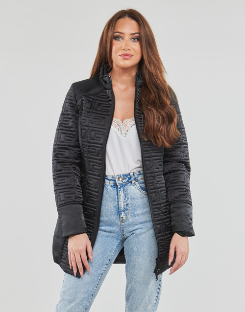 Guess - MARINE LONG JACKET Negro