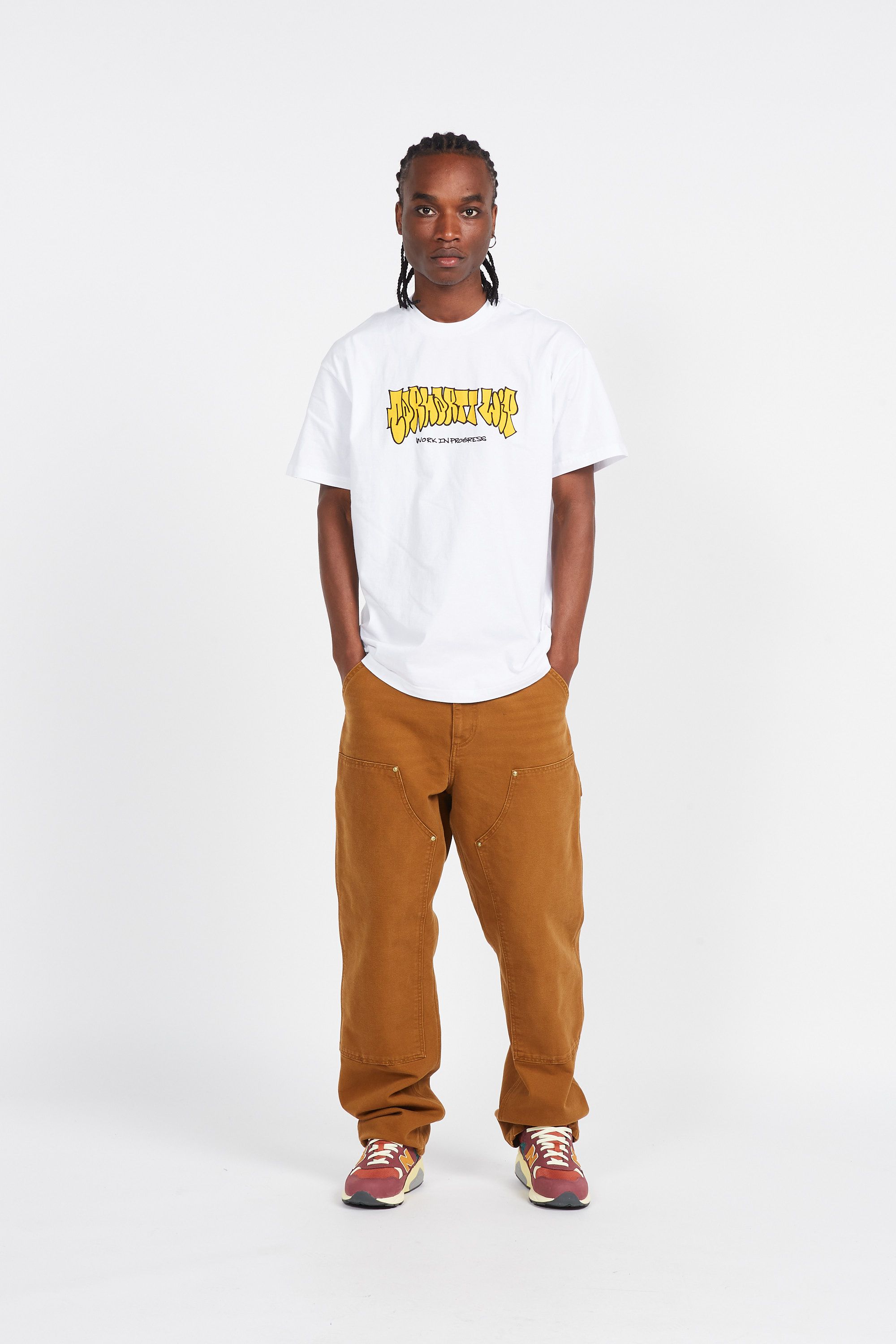 CARHARTT WIP T-shirt  S/S Throw Up T-Shirt Blanc