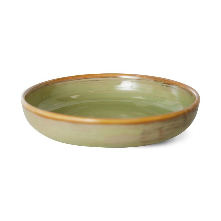 HKliving Chef Ceramic diep bord M Ø19.3 rustic pink