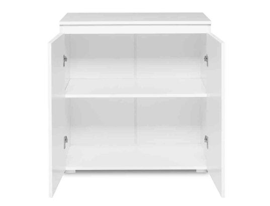 TERRE DE NUIT - Commode 2 portes en bois blanc - co7053