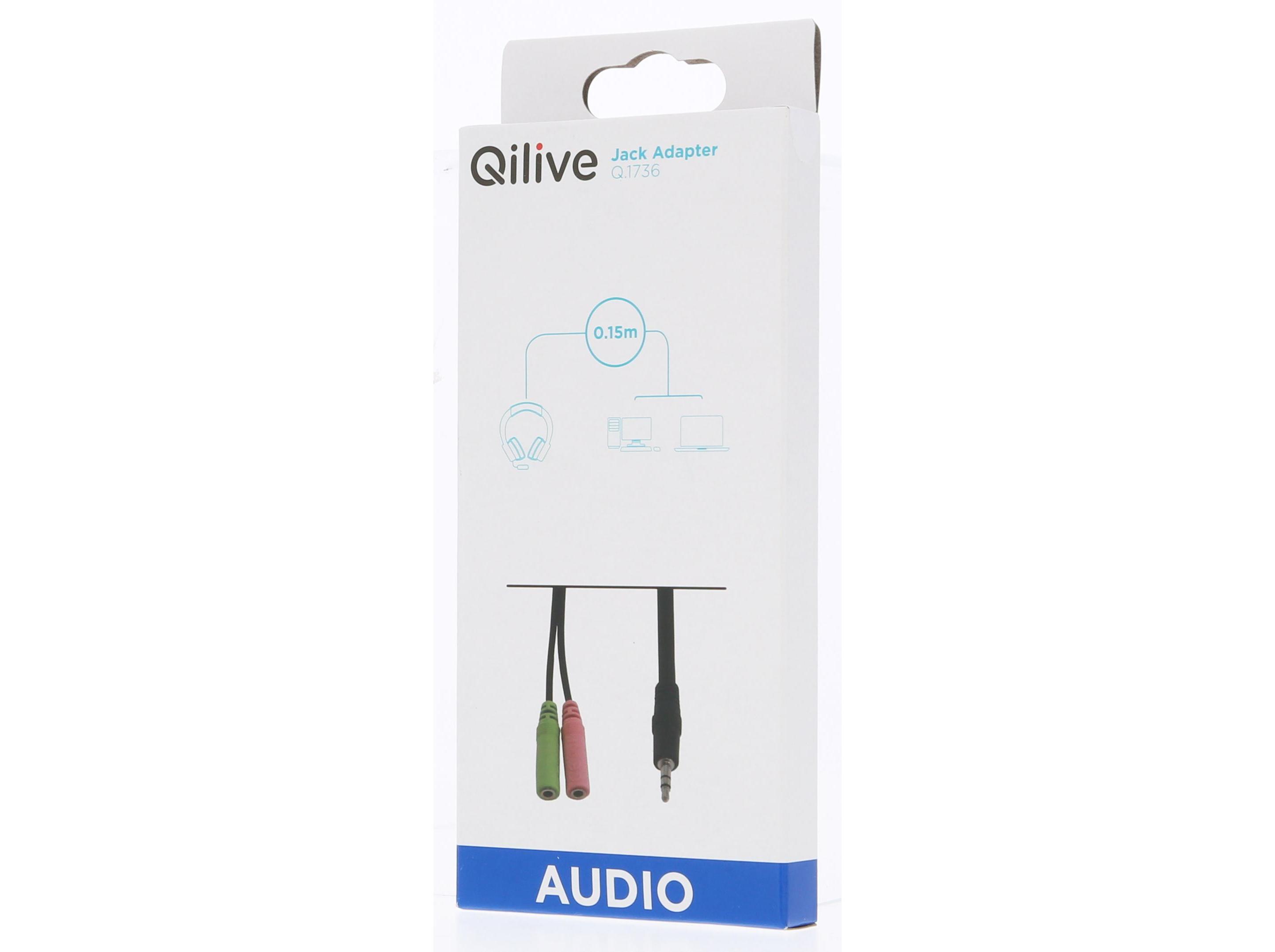 ADAPTADOR ÁUDIO QILIVE G4217927 35 ST M-2X35 F