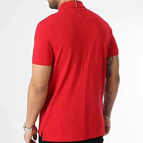 Polo Manches Courtes RWB Chest Rouge