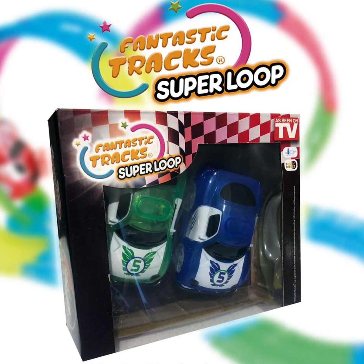 Fantastic Tracks® Ersatzauto Set für Autorennbahn Super Loop Fantastic Tracks Looping Cars
