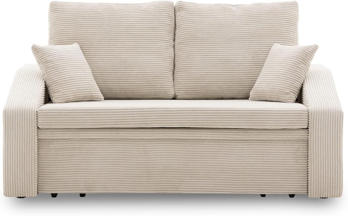 Sofa Dorma mit schlaffunktion, einfacher Aufbau, modernes Design, polstermöbel. Schlafcouch zum Wohnzimmer. Widerstandsfähiges, Minimalistisches Design (POSO 100)