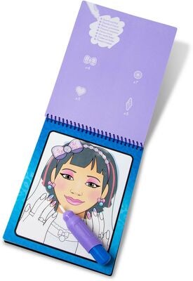 Melissa & Doug Water Wow! Fargeleggingsbok Makeup & Manicure