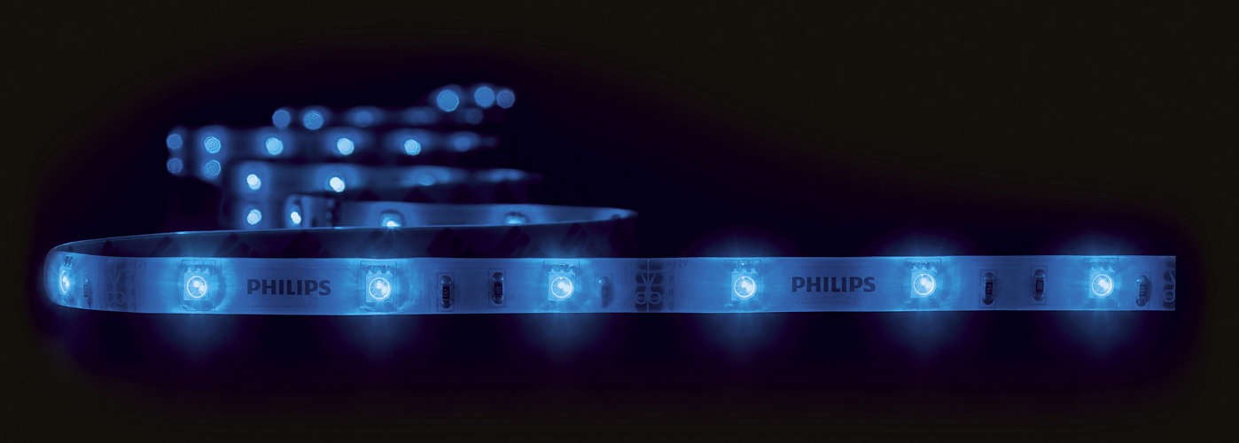 Philips Hue - Play Light Bar 2-Pack White &LightStrip Plus 2m - Bundle