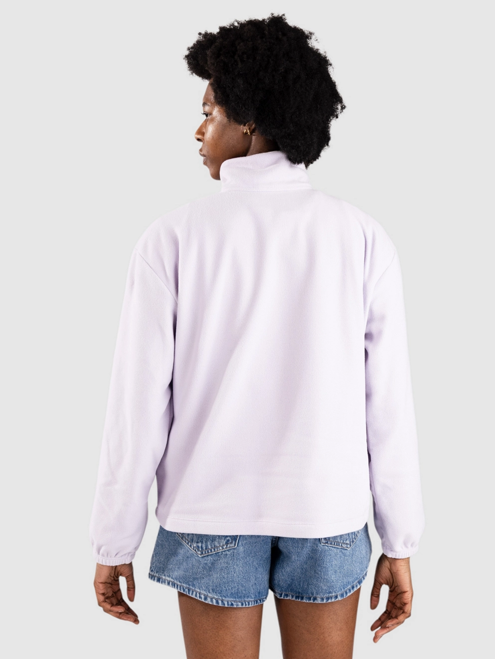 Patagonia Micro D 1/2 Fleece Zip Hoodie foxglove purple
