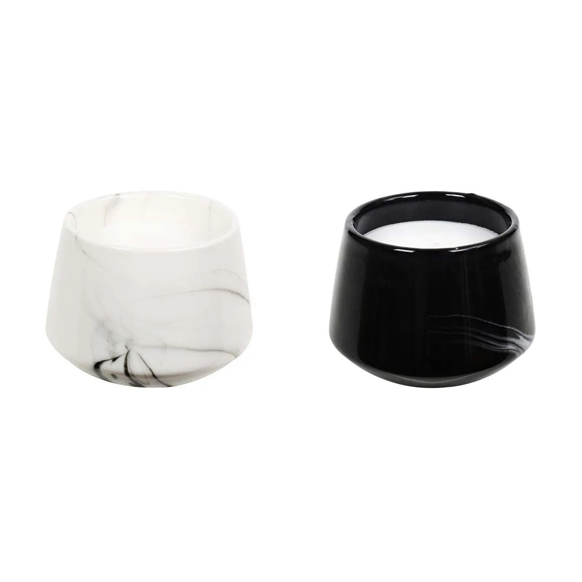 The Home Deco Factory the_home_deco_factory Bougie parfumée Marble - Lot de 2
