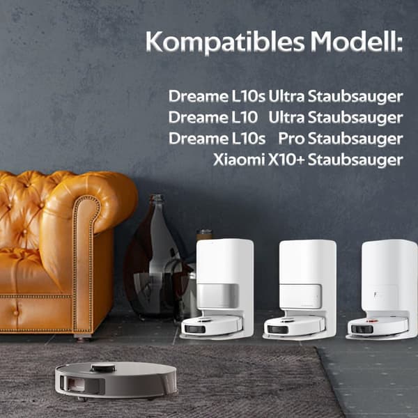 INF Moppeputer til Dreame L10s Ultra, L10 Ultra, L10s Pro, Xiaomi X10+ 8 stk.