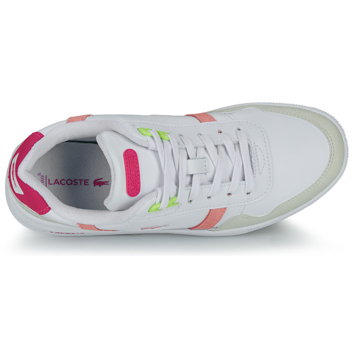 Lacoste - T-CLIP Blanco / Rosa