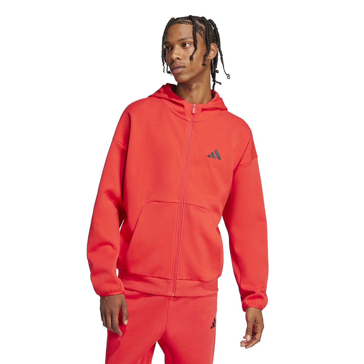 ADIDAS ROUPAS ESPORTIVAS<br>Moletom Future Icons com logo klein