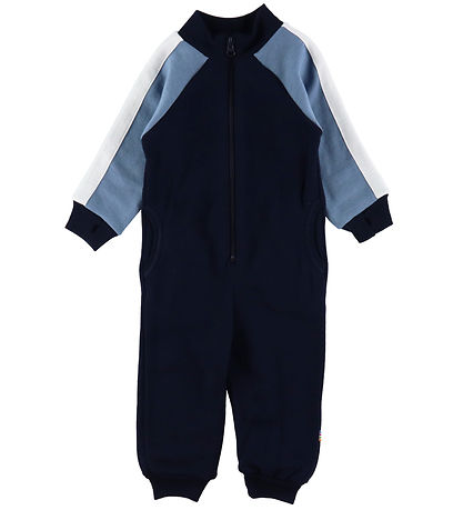 Joha Strampler - Wolle - Navy