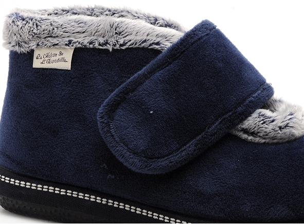 La maison de l espadrille chaussons femme 6830 6 bleu