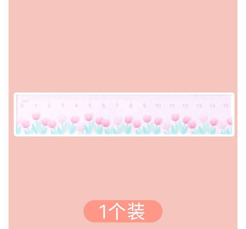 Hekki - Cartoon Acryl Liniaal (diverse designs) / Set
