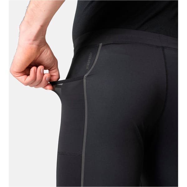 Collant running ODLO ZEROWEIGHT WARM REFLECTIVE TIGHTS BLACK