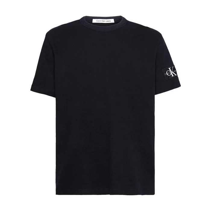 Calvin Klein Badge Waffle Shirt Heren