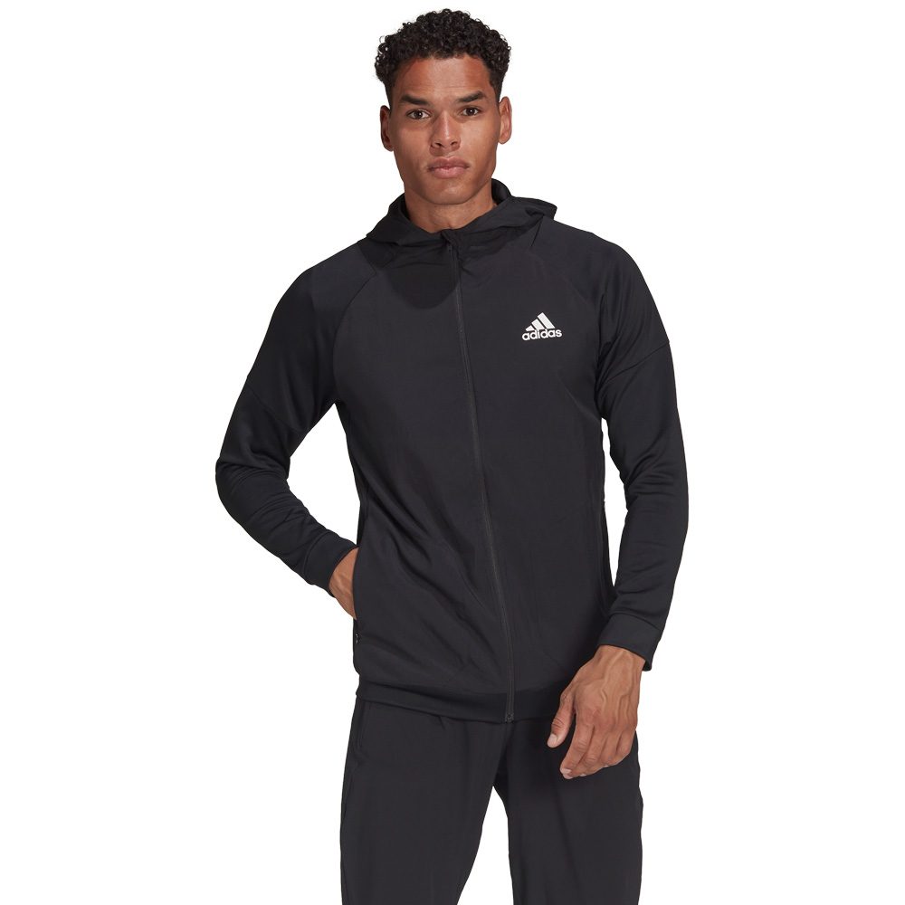 adidas Training Kapuzenjacke Herren schwarz