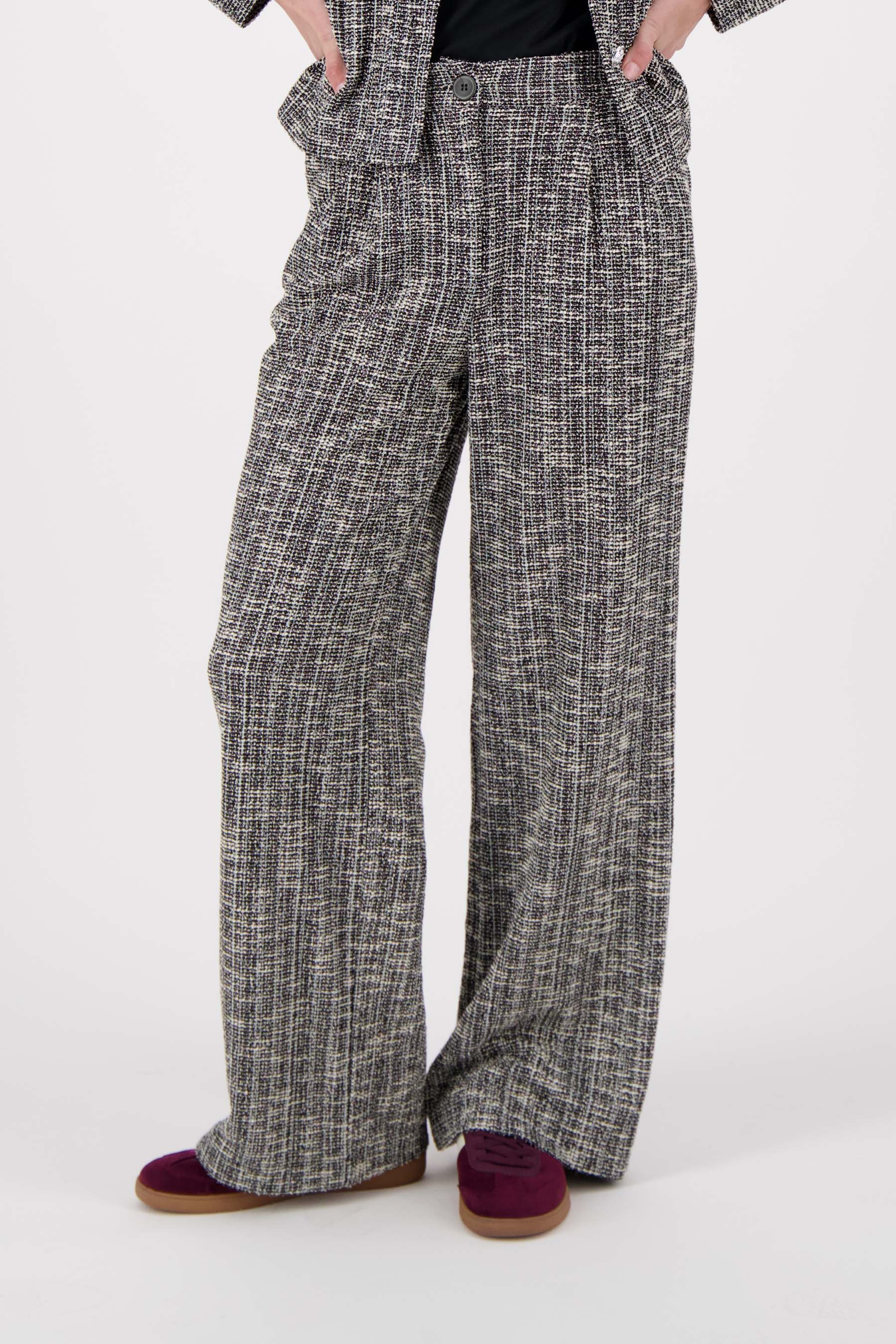 broek van tweed stof