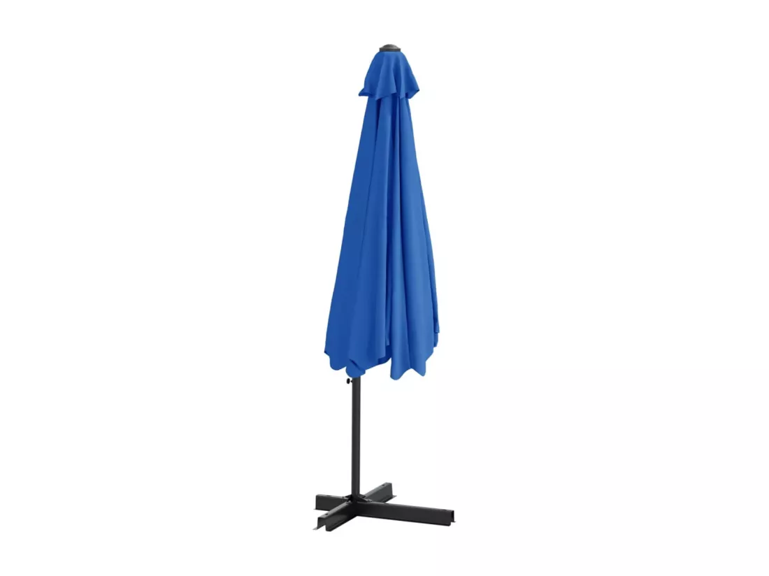Parasol d'extérieur avec mât bleue 02_0008190