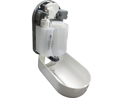 Desinfectiemiddeldispenser met sensor, kunststof, wit, 1100 ml